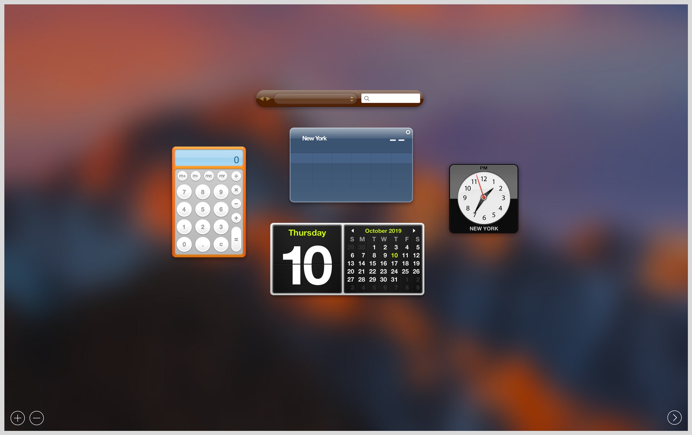 widgets for mac free